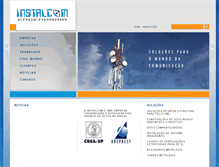 Tablet Screenshot of instalcom.com.br